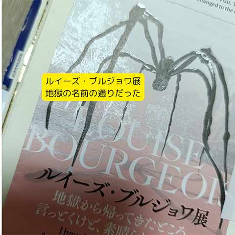 ルイーズ・ブルジョワ展、地獄の名前の通りだった